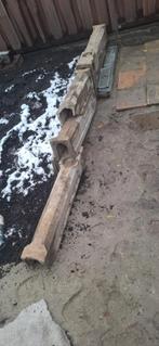 Betonnen regenafvoer / gootdelen – 4,5 stuks, Ophalen, Zo goed als nieuw, Minder dan 2 meter, 80 mm of meer