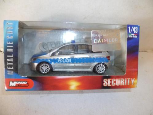 Mondo Motors Mercedes B Class Polizei Politie 1:43 modelauto, Hobby en Vrije tijd, Modelauto's | 1:43, Nieuw, Auto, Overige merken