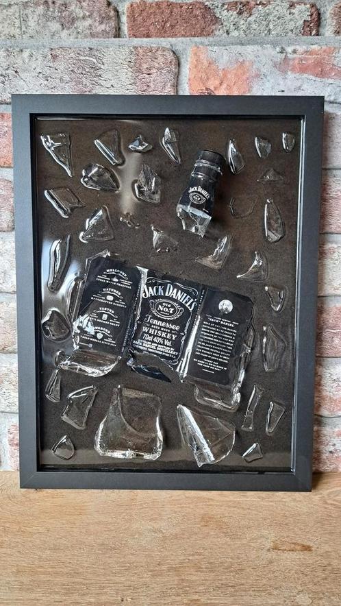 Jack Daniels fles verwerkt in de Epoxy, Antiek en Kunst, Kunst | Schilderijen | Modern, Ophalen of Verzenden