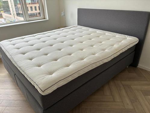 Compleet bed 1.80 - 2.10 nieuwprijs 1500!!, Huis en Inrichting, Slaapkamer | Boxsprings, 180 cm, 210 cm, Tweepersoons, Ophalen