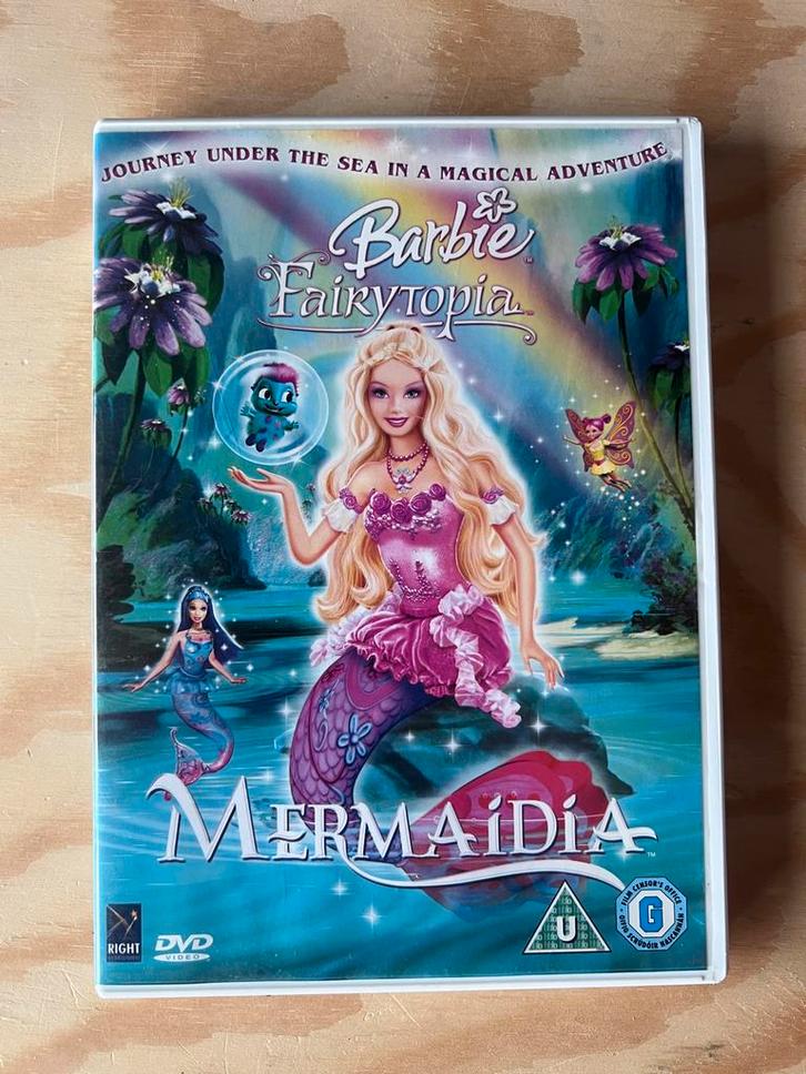 Barbie Fairytopia: Mermaidia DVD - Nieuwstaat!, Cd's en Dvd's, Dvd's | Kinderen en Jeugd, Zo goed als nieuw, Film, Avontuur, Alle leeftijden
