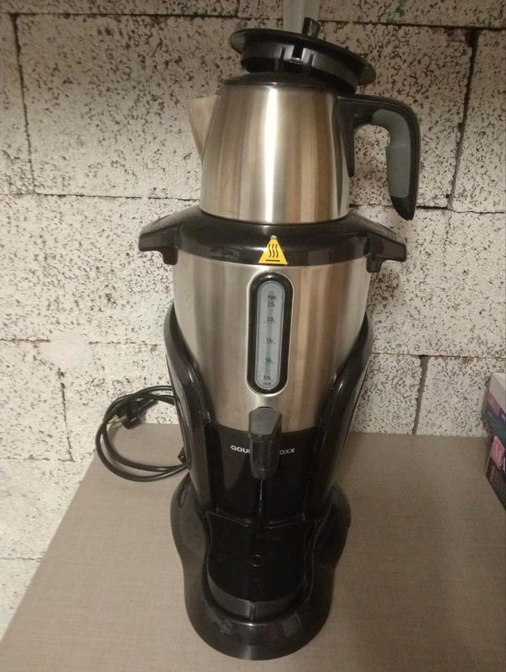 Gourmetmaxx Thee- en Waterkoker, Witgoed en Apparatuur, Waterkokers, Gebruikt, 2 liter of meer, Rvs, Ophalen of Verzenden