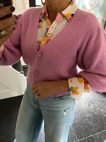 MSCH Copenhagen, prachtig lief roze mohair vestje, S/M beschikbaar voor biedingen