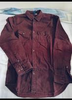 Burgundy spijkeroverhemd – slim fit denim shirt -  S, Halswijdte 38 (S) of kleiner, Ophalen of Verzenden, Zo goed als nieuw, H&M