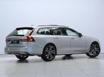 Volvo V90 T6 AWD Recharge Plus Dark / Panoramisch Dak / Luch, 4 cilinders, 349 pk, Zilver of Grijs, Keurmerk '100% Onderhouden'