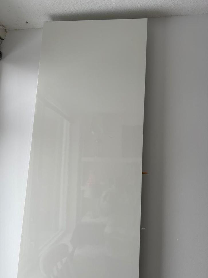 Wit, hoogglans HASVIK schuifdeuren PAX kast met schuifdeuren, Huis en Inrichting, Kasten | Kledingkasten, Nieuw, 200 cm of meer