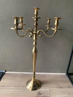 Kandelaar 80 cm hoog, goud kleur , nieuw, Ophalen of Verzenden