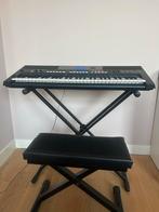 Yamaha E433 Keyboard + Krukje - Nijmegen, Ophalen, Yamaha, Aanslaggevoelig, 61 toetsen