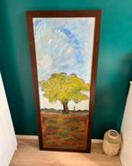 Mooi groot schilderij / wanddecoratie herfst, Ophalen