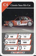 Kw2062 verzamelplaatje c4 auto sport citroen saxo kit car, Ophalen of Verzenden, Zo goed als nieuw, Motoren