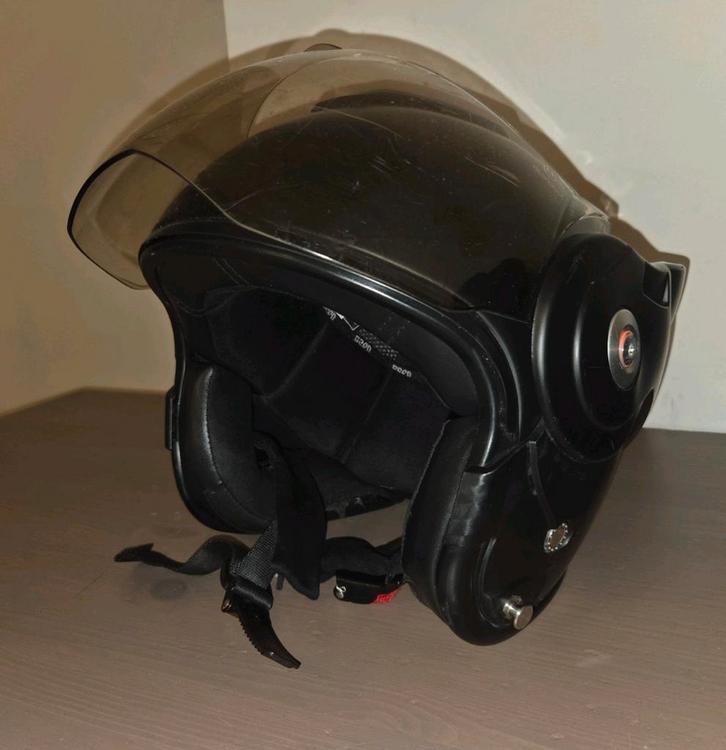Beon B702/Reverse, Fietsen en Brommers, Brommerhelmen, Gebruikt, Large, Ophalen of Verzenden