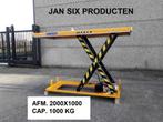 HEFTAFEL AFMETINGEN 2000 x 1000 , CAP 1000 KG : 1900, Ophalen, Nieuw