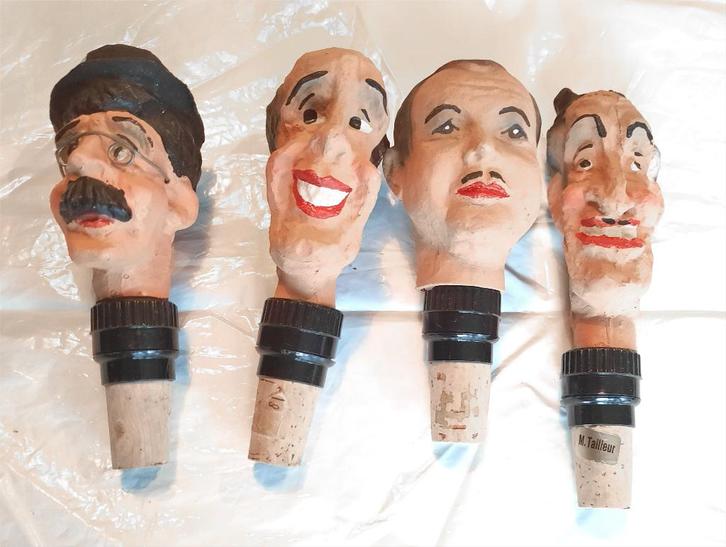 Flessenstop 'cabaretier', Verzamelen, Retro, Huis en Inrichting, Verzenden