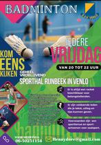 Gezocht recreatieve badminton leden., Sport en Fitness, Badminton, Nieuw, Overige typen, Ophalen of Verzenden