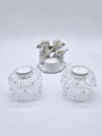 Waxinelichthouders set - Kerstdecoratie, Huis en Inrichting, Woonaccessoires | Kandelaars en Kaarsen, Ophalen of Verzenden, Overige materialen