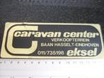 folie sticker Caravan center eksel logo hasselt eindhoven, Verzenden, Zo goed als nieuw, Bedrijf of Vereniging