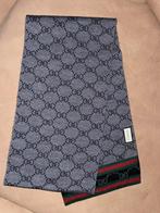 Gucci Sjaal Zwart/Grijs - Pillingvrij, Kleding | Heren, Mutsen, Sjaals en Handschoenen, Ophalen of Verzenden, Zo goed als nieuw