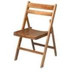 Houten klapstoelen te huur, huren, Ophalen of Verzenden, Zo goed als nieuw, Geboorte of Huwelijk