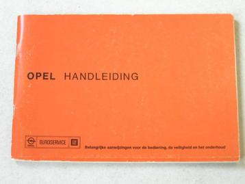 Opel Handleiding