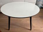 IKEA round coffee table LOVBACKEN white/black, Gebruikt, Ophalen of Verzenden