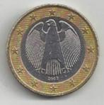 1 euro Duitsland 2002 - Letter A (1), Postzegels en Munten, Munten | Europa | Euromunten, Ophalen of Verzenden, Duitsland, 2 euro