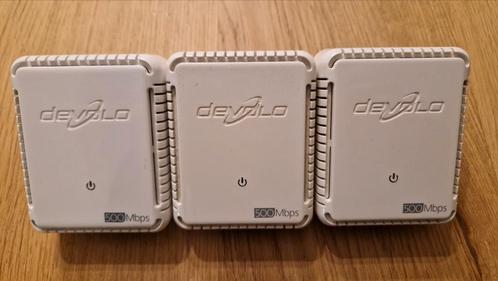 3 stuks Devolo dLan 500mbit adapters, Computers en Software, WiFi-versterkers, Zo goed als nieuw, Ophalen of Verzenden