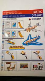 Safety card Malaysia 747-4P, Ophalen of Verzenden
