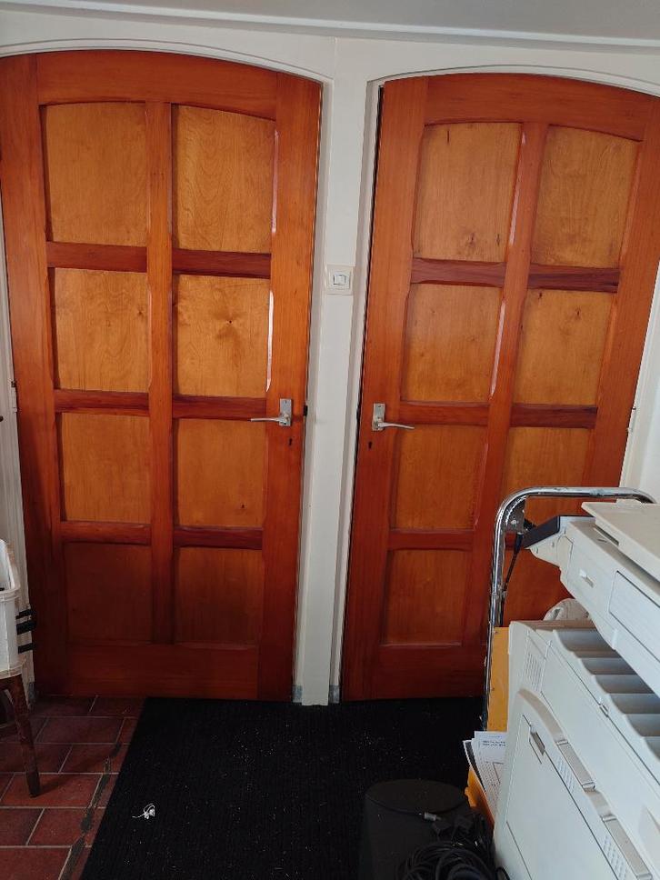 Drie oude Kerkdeuren, Doe-het-zelf en Verbouw, Deuren en Horren, Gebruikt, Binnendeur, Minder dan 200 cm, 80 tot 100 cm, Hout