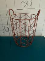 Metalen Mand met Handvatten, Ophalen, Overige materialen, Gebruikt, Mand