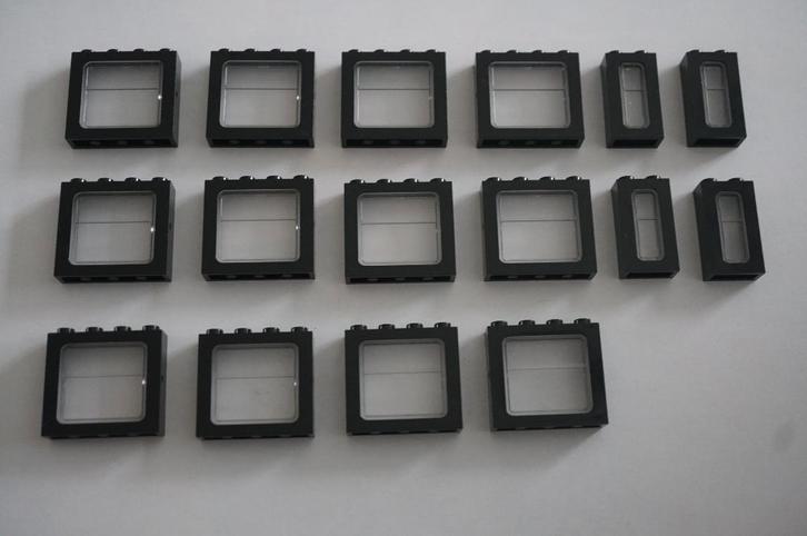 Vintage 12 volt Lego trein ramen zwart vanaf 2 stuks, Kinderen en Baby's, Speelgoed | Duplo en Lego, Zo goed als nieuw, Lego, Losse stenen