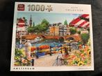 King Puzzel Amsterdam 1000 stukjes, Ophalen of Verzenden, 500 t/m 1500 stukjes, Gebruikt, Legpuzzel