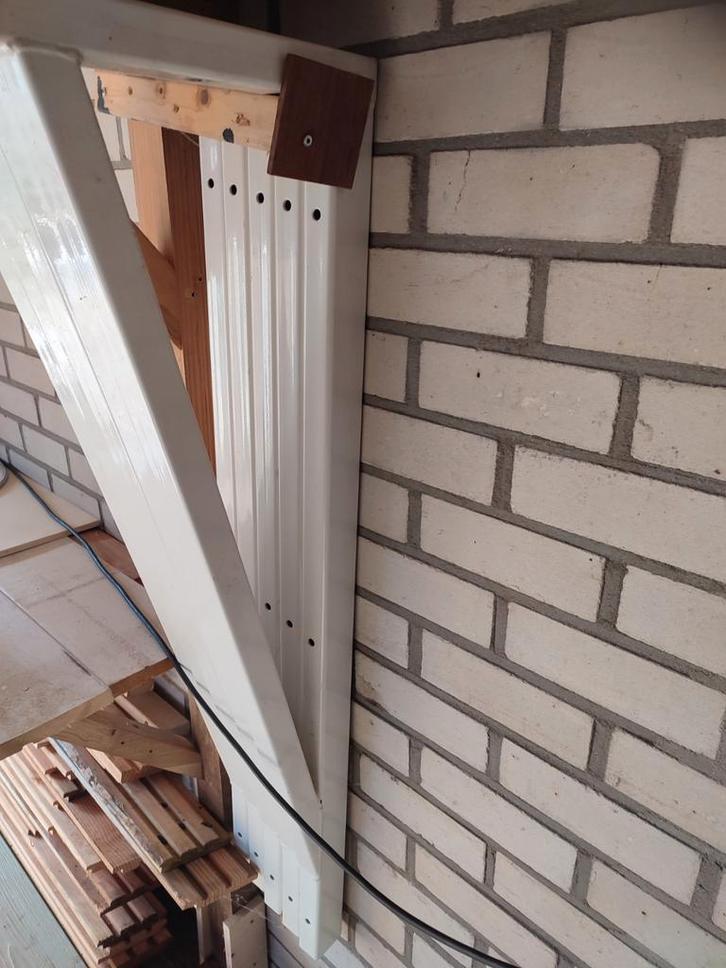 Draagarmen gepoedercoat en robuuste kwaliteit 121cm!, Doe-het-zelf en Verbouw, Werkbanken, Ophalen