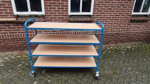 Fetra bijzetwagen/bakken wagen/orderpickwagen/magazijnkar, Doe-het-zelf en Verbouw, Transportwagens, Gebruikt, Ophalen