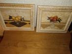 Set van 2 Schilderijtjes, Huis en Inrichting, Minder dan 50 cm, Ophalen of Verzenden, Zo goed als nieuw, Minder dan 50 cm
