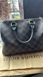 Louis Vuitton Speedy 25 Damier, Ophalen, Zo goed als nieuw, Bruin, Handtas