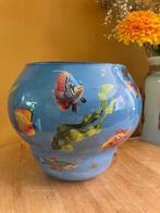 Vaas met vissen, Overige kleuren, Nieuw, Ophalen of Verzenden, Glas