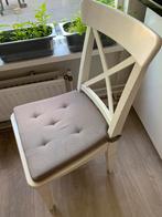 Ikea Witte stoel met kussen, Ophalen, Gebruikt, Wit, Eén