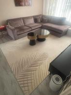 Vloerkleed Beige, Bladeren, Huis en Inrichting, Ophalen, Gebruikt, Beige, 200 cm of meer