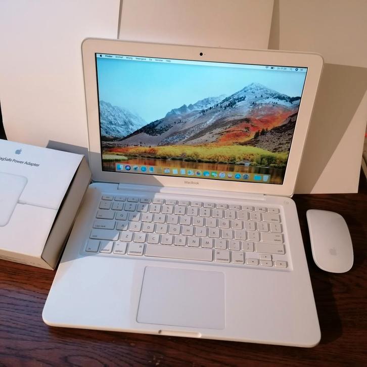 MacBook 7,1 - Core 2 Duo - 256GB SSD + Magic Mouse, Computers en Software, Apple Macbooks, Gebruikt, MacBook, 13 inch, 2 tot 3 Ghz
