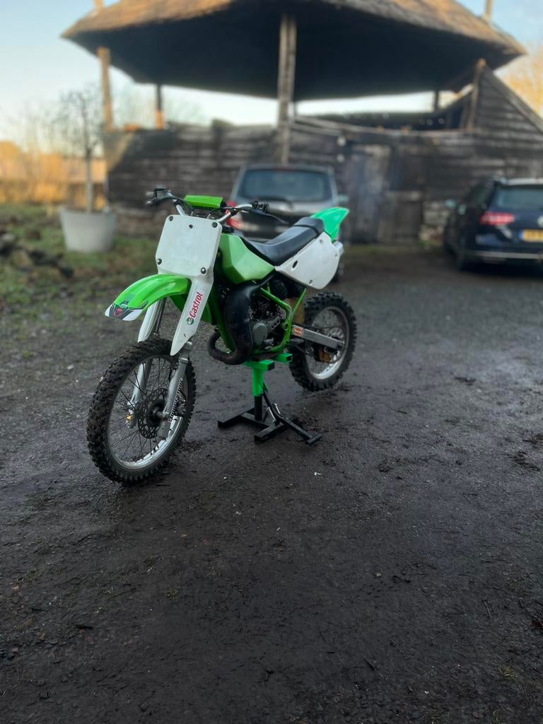 Kawasaki kx80 2T teruil, Fietsen en Brommers, Brommers | Crossbrommers, Ophalen, Zo goed als nieuw, Overige merken