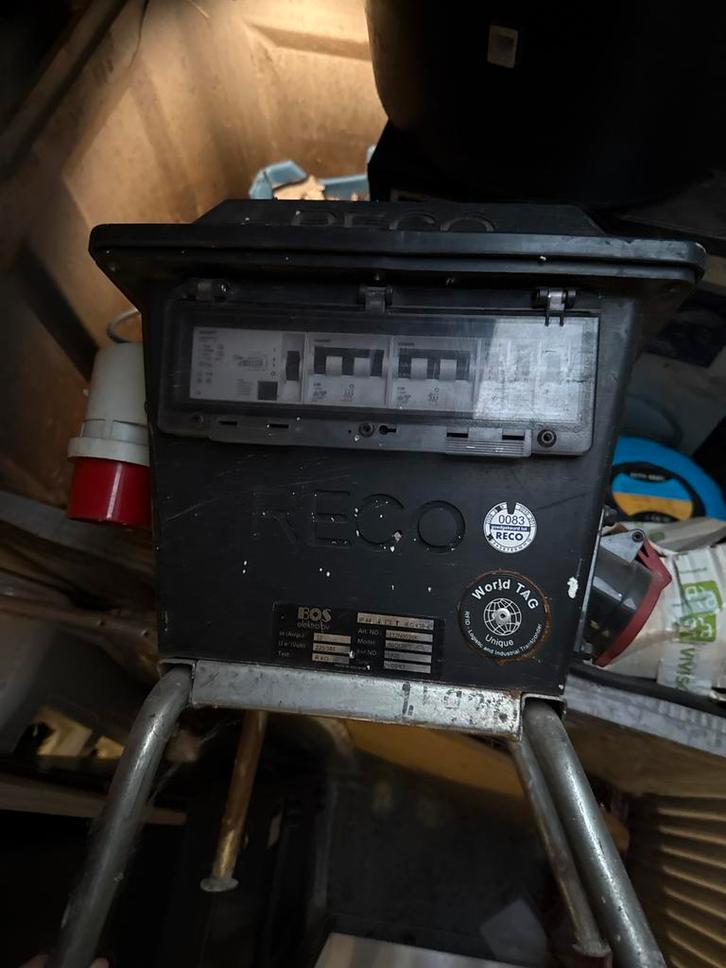 Bouwstroomverdeler verdeelkast, Doe-het-zelf en Verbouw, Elektra en Kabels, Gebruikt, Overige typen, Ophalen