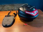 Givi topkoffer monolock 30L incl bevestigingsplaat, Motoren, Zo goed als nieuw