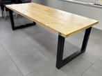 Bureau steigerhout met stalen poten, Ophalen of Verzenden, Nieuw, Bureau