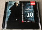 MAHLER - SYMPHONIE NO. 10 - BERLINER PHILHARMONIKER -, Cd's en Dvd's, Ophalen of Verzenden, Romantiek, Zo goed als nieuw, Orkest of Ballet