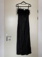Sleeper evening dress with real feathers, Kleding | Dames, Zwart, Maat 42/44 (L), Ophalen of Verzenden, Zo goed als nieuw