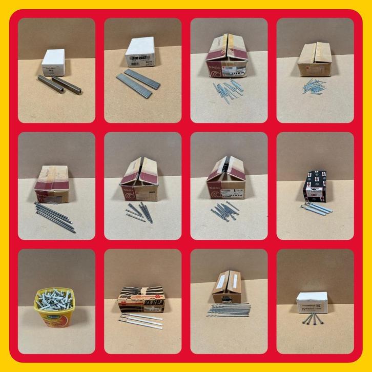 020. Duo-fast nieten Draadnagels Duplex Kozijnpluggen spijke, Doe-het-zelf en Verbouw, Metalen, Nieuw, Ophalen of Verzenden