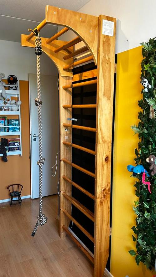 Klimrek wandrek hout nog heel mooi!!!, Kinderen en Baby's, Kinderkamer | Inrichting en Decoratie, Zo goed als nieuw, Ophalen