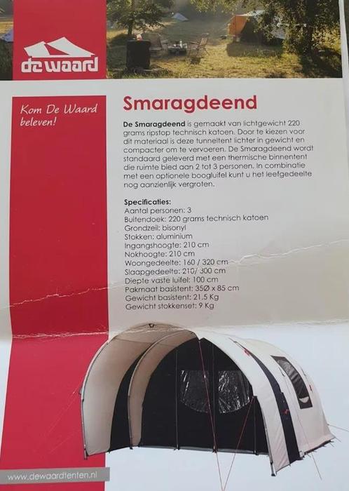 Gezocht: De Waard tent model Smaragdeend met luifel, Caravans en Kamperen, Tenten, Gebruikt, Ophalen