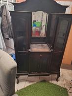 Antieke kast met spiegel, Huis en Inrichting, Kasten | Kledingkasten, Ophalen of Verzenden