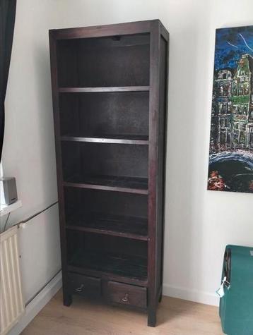 Boekenkast koloniaal koloniale boekenkast 190 x 70 x 30 CM beschikbaar voor biedingen